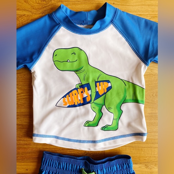 Carter’s 6-9M Baby Boy Swim Set with Dinosaur - Picture 2 of 5